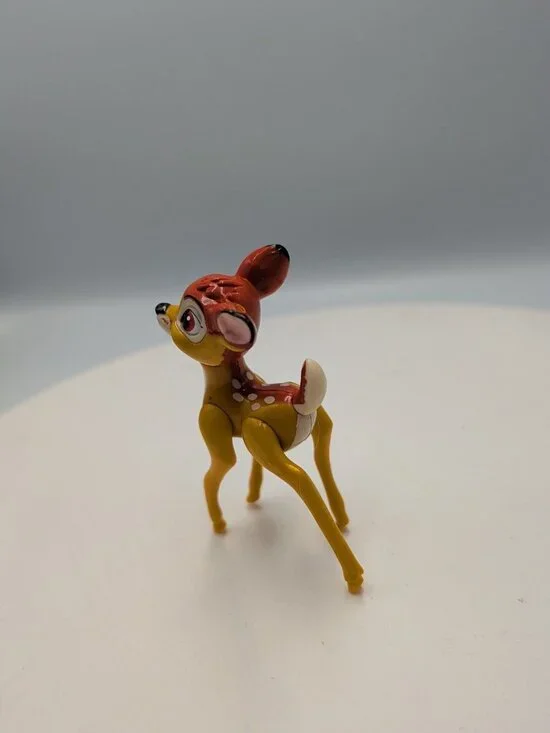 Disney Classic Bambi With Moveable Legs Deer Action Figure Collectible Cake Top - Picture 6 of 7